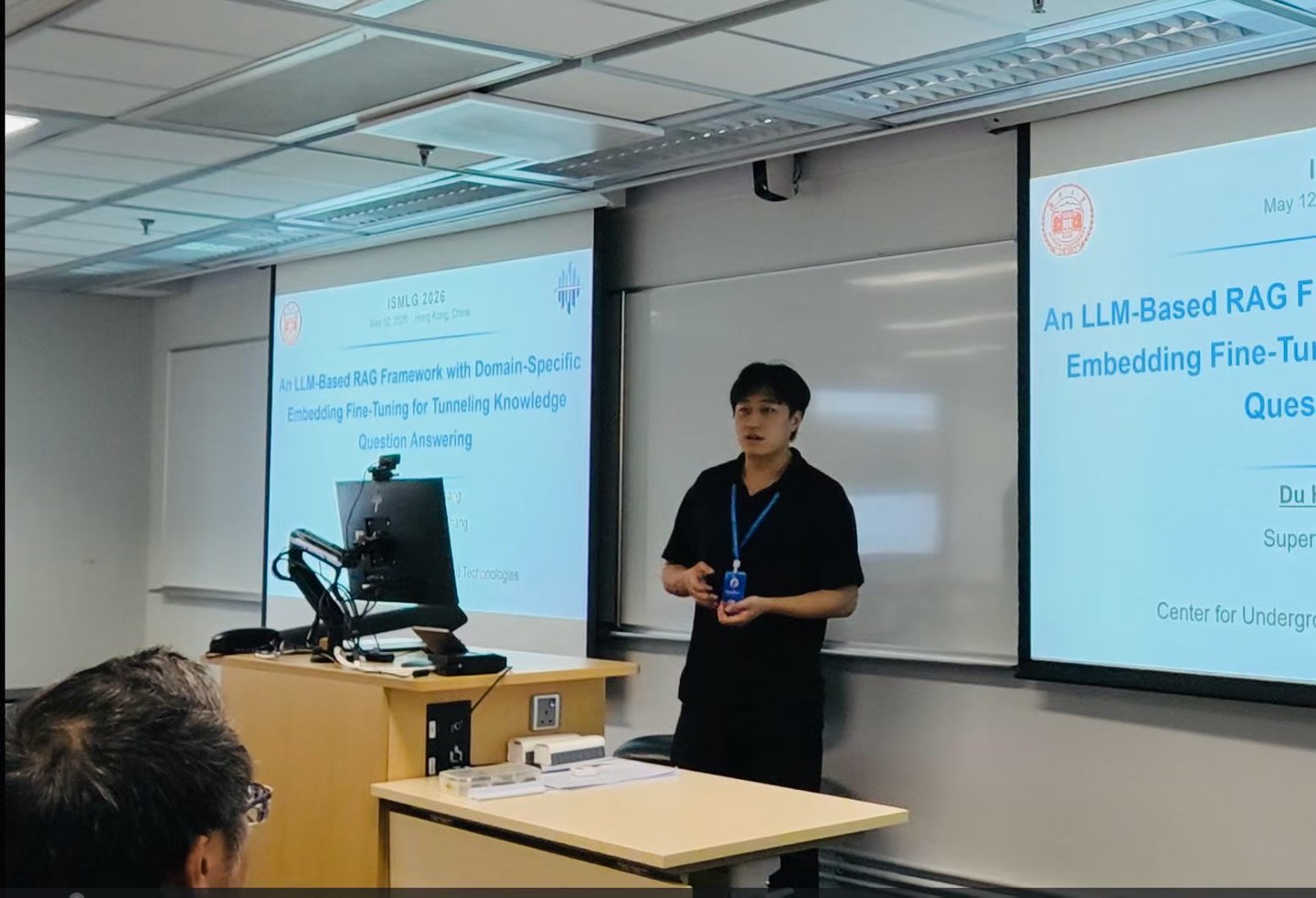 Oral presentation on an LLM-based RAG framework