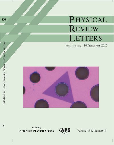 Physical Review Letters cover